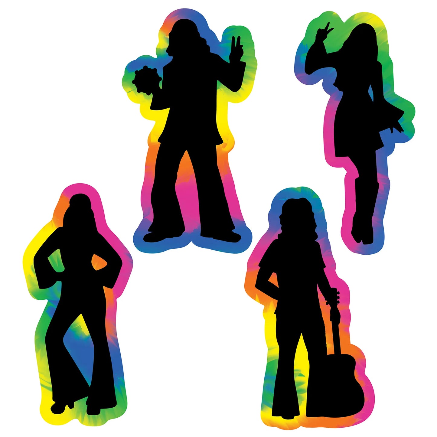 Silhouettes Cutouts - Color: Multi-color | Pack Of: 1