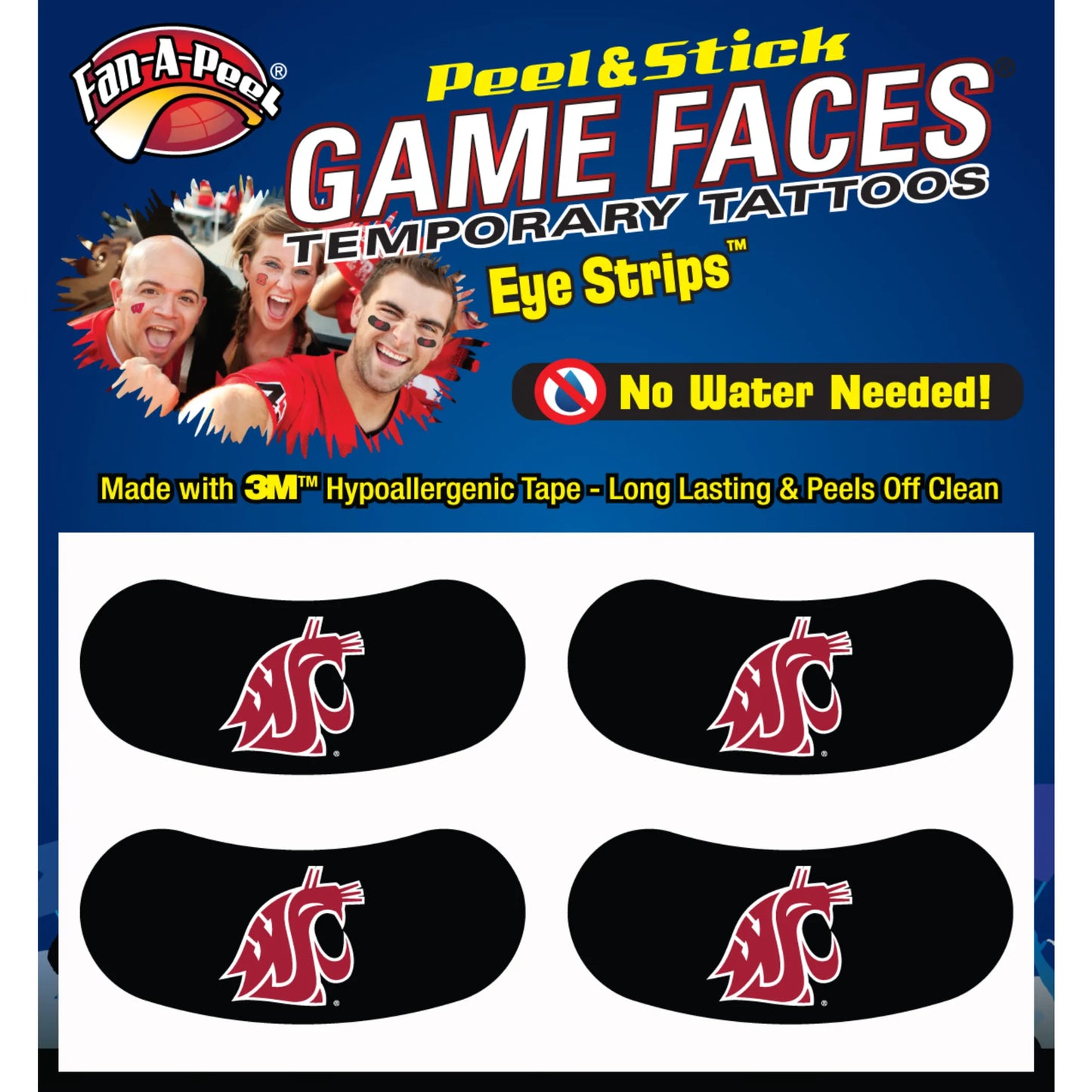 Black Eye Strips Fan-A-Peel / Gamesfaces