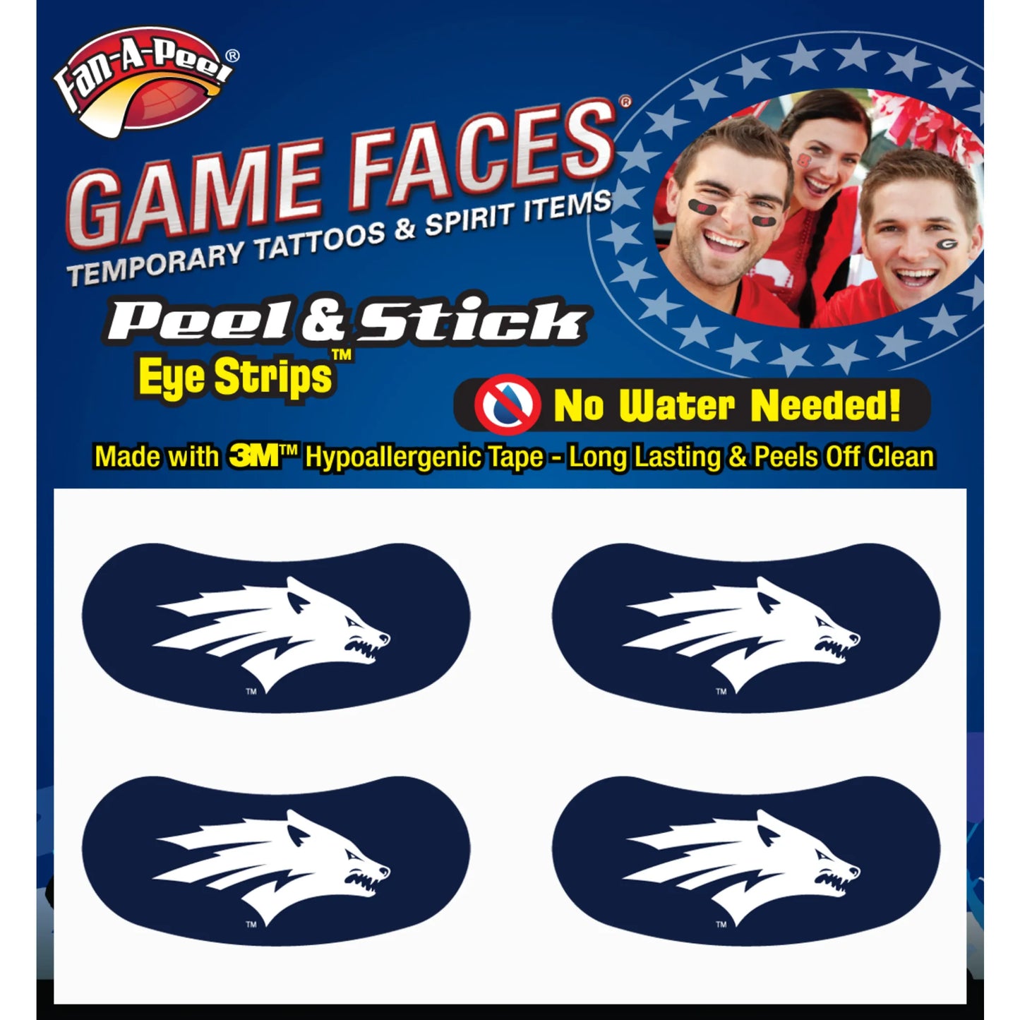 Black Eye Strips Fan-A-Peel / Gamesfaces