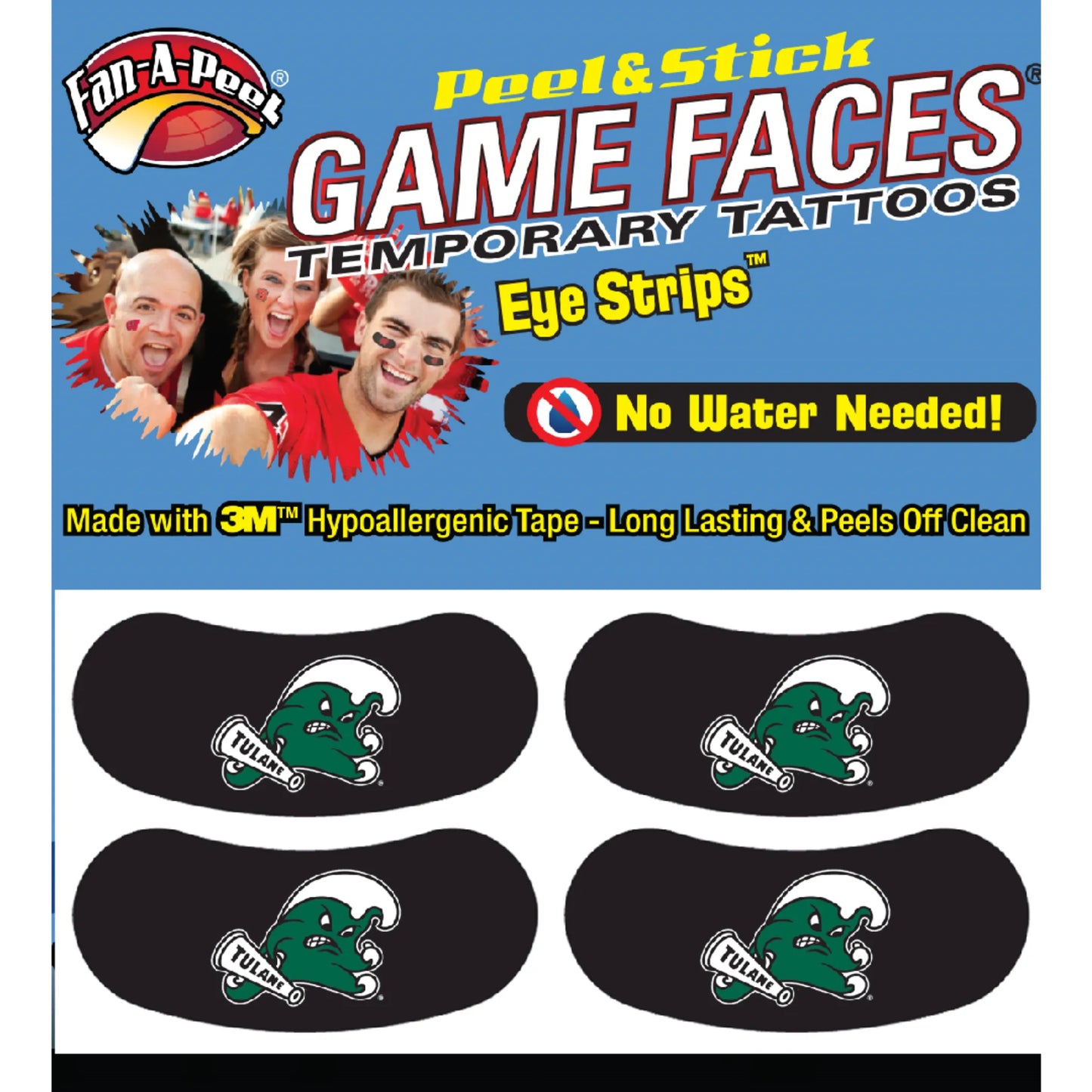 Black Eye Strips Fan-A-Peel / Gamesfaces