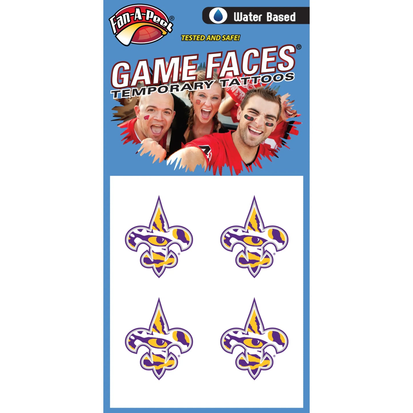 Fan-A-Peel / Gamesfaces Water Tattoos