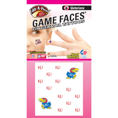 Waterless Peel & Stick Fingernail Fan-A-Peel / Gamesfaces