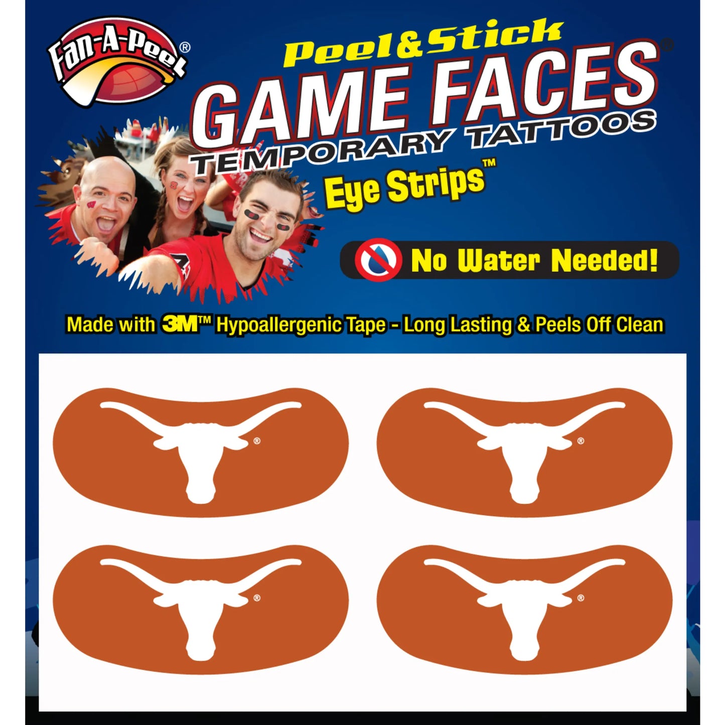 Black Eye Strips Fan-A-Peel / Gamesfaces