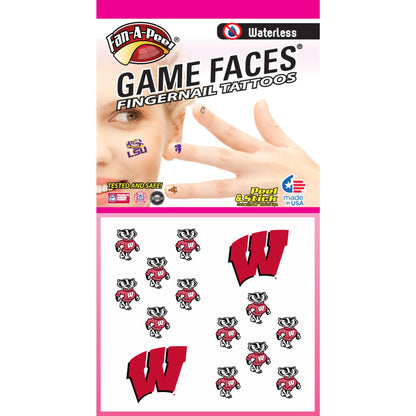 Waterless Peel & Stick Fingernail Fan-A-Peel / Gamesfaces