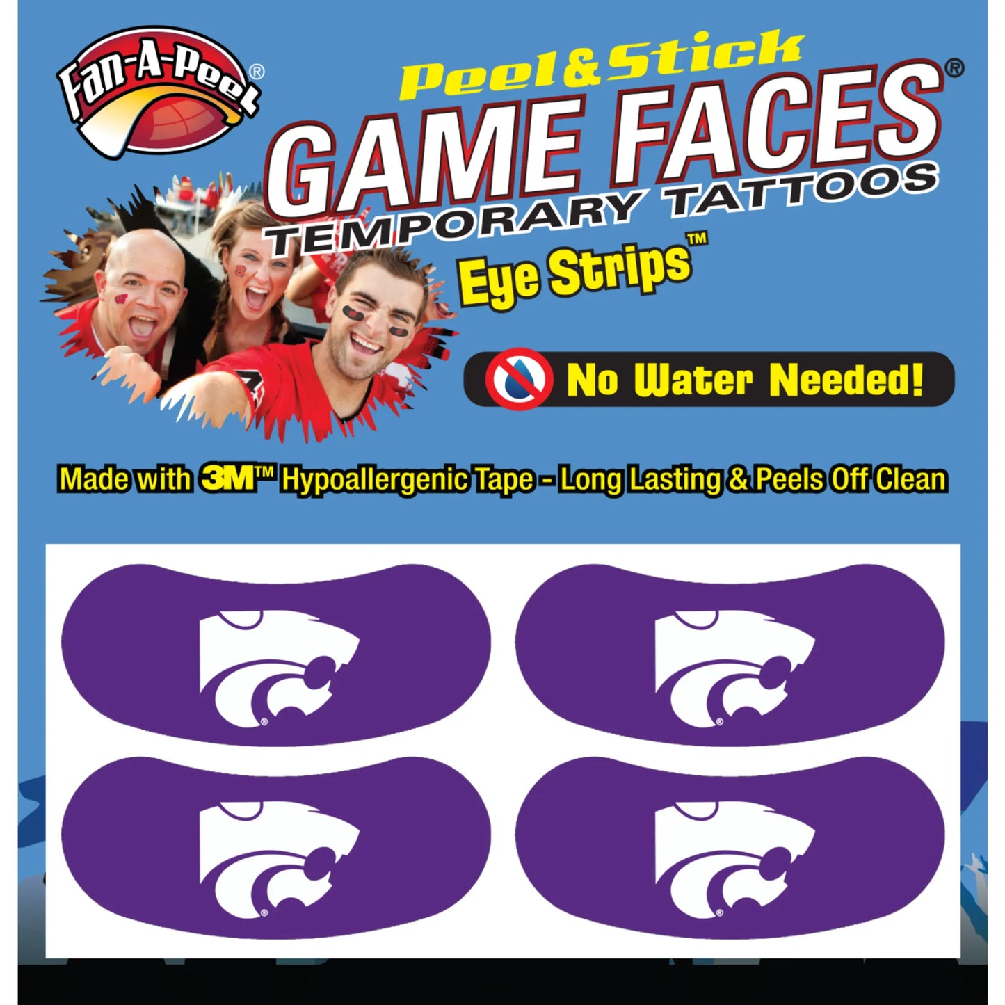 Black Eye Strips Fan-A-Peel / Gamesfaces