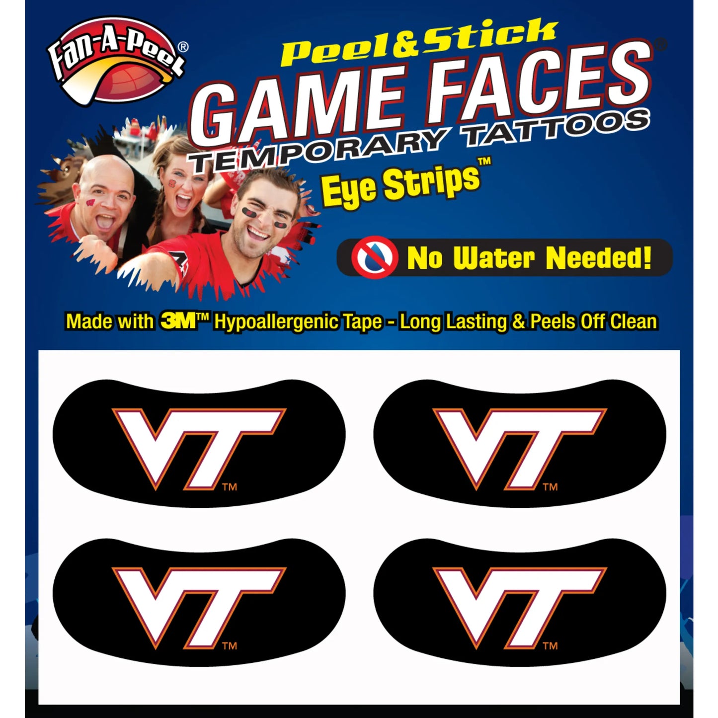 Black Eye Strips Fan-A-Peel / Gamesfaces