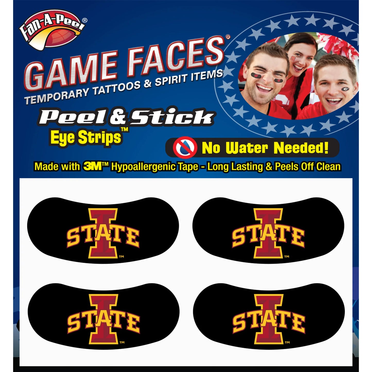 Black Eye Strips Fan-A-Peel / Gamesfaces