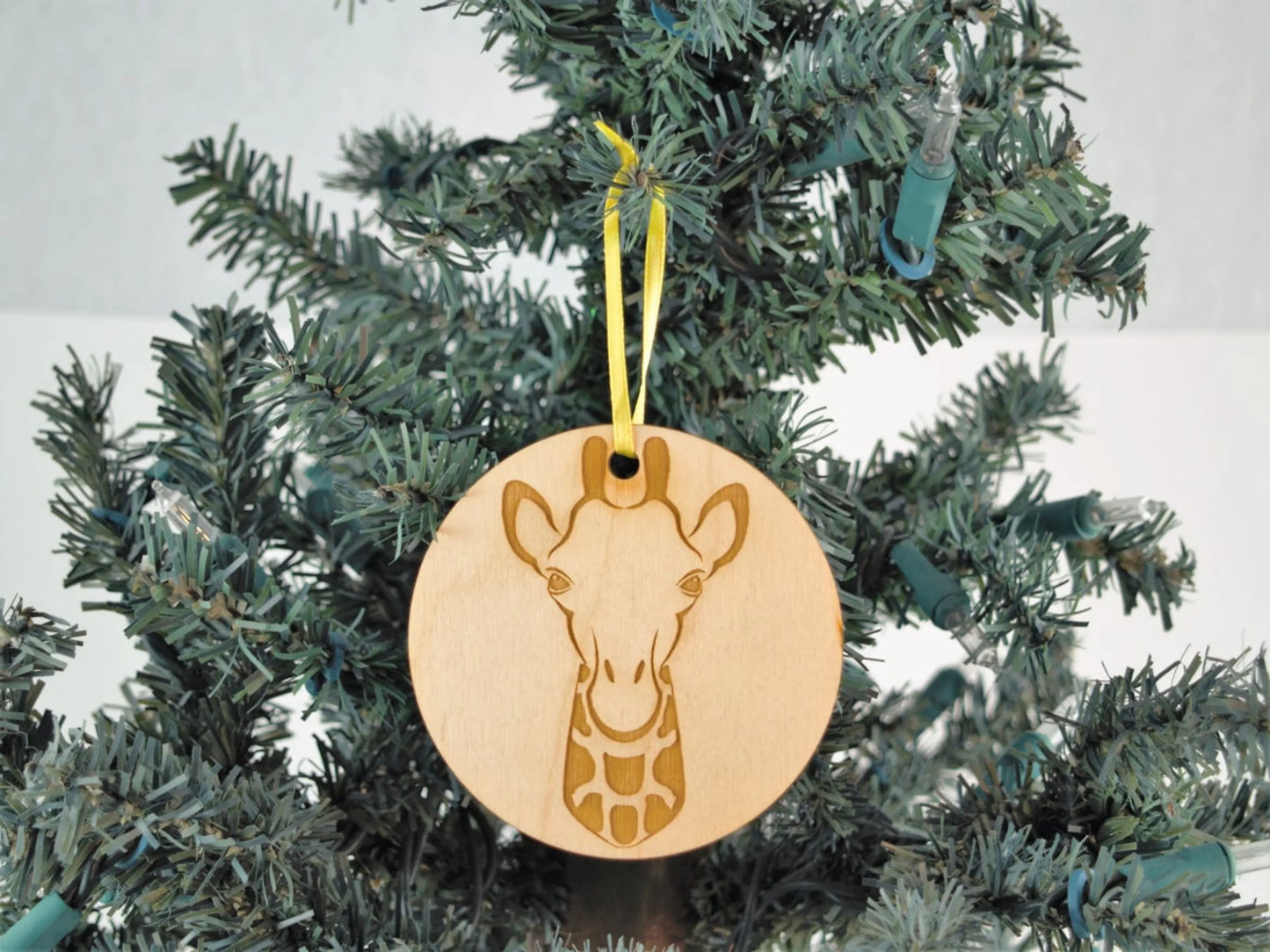 Animal Unfinished Tree Ornament