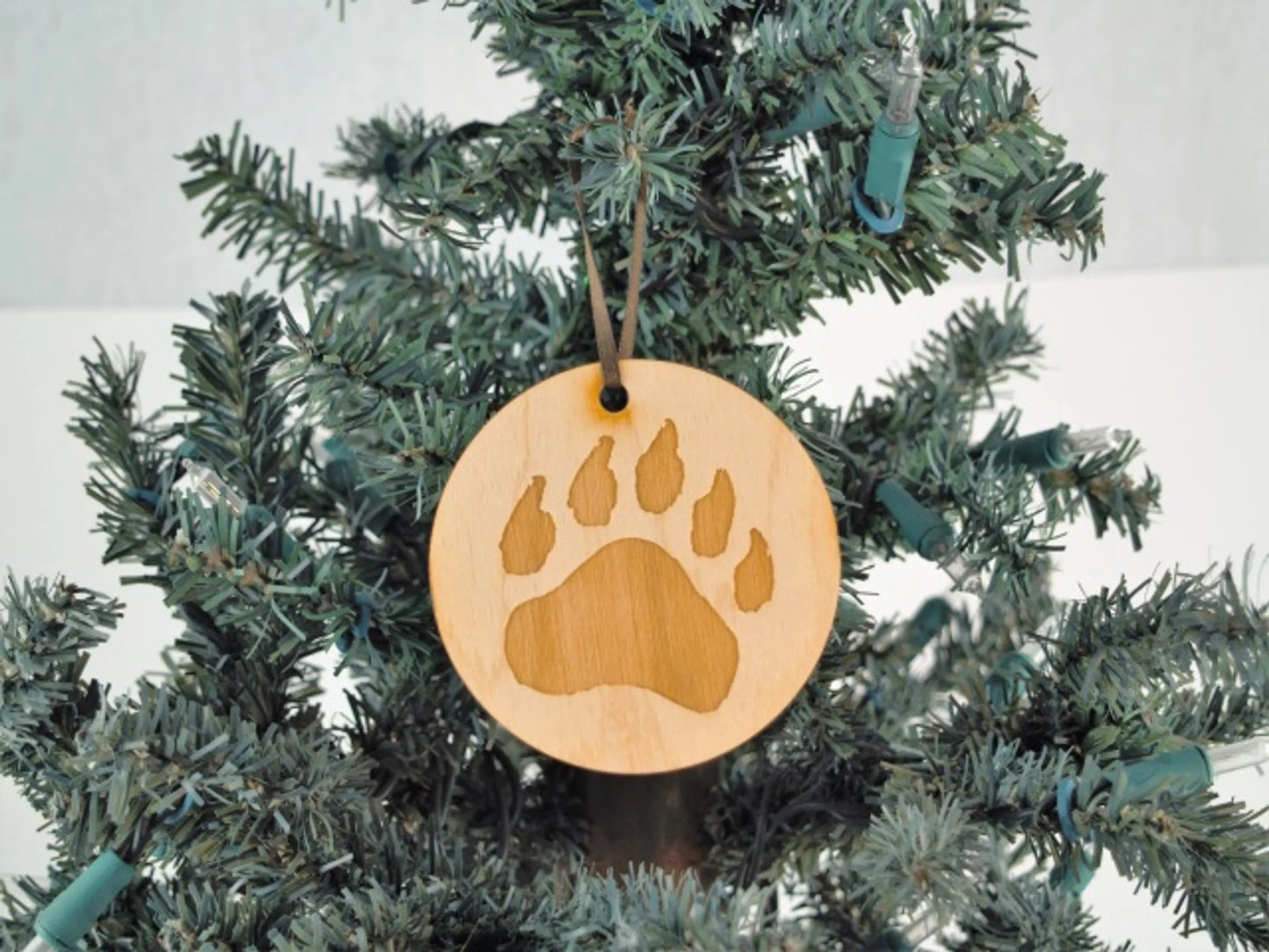 Animal Unfinished Tree Ornament