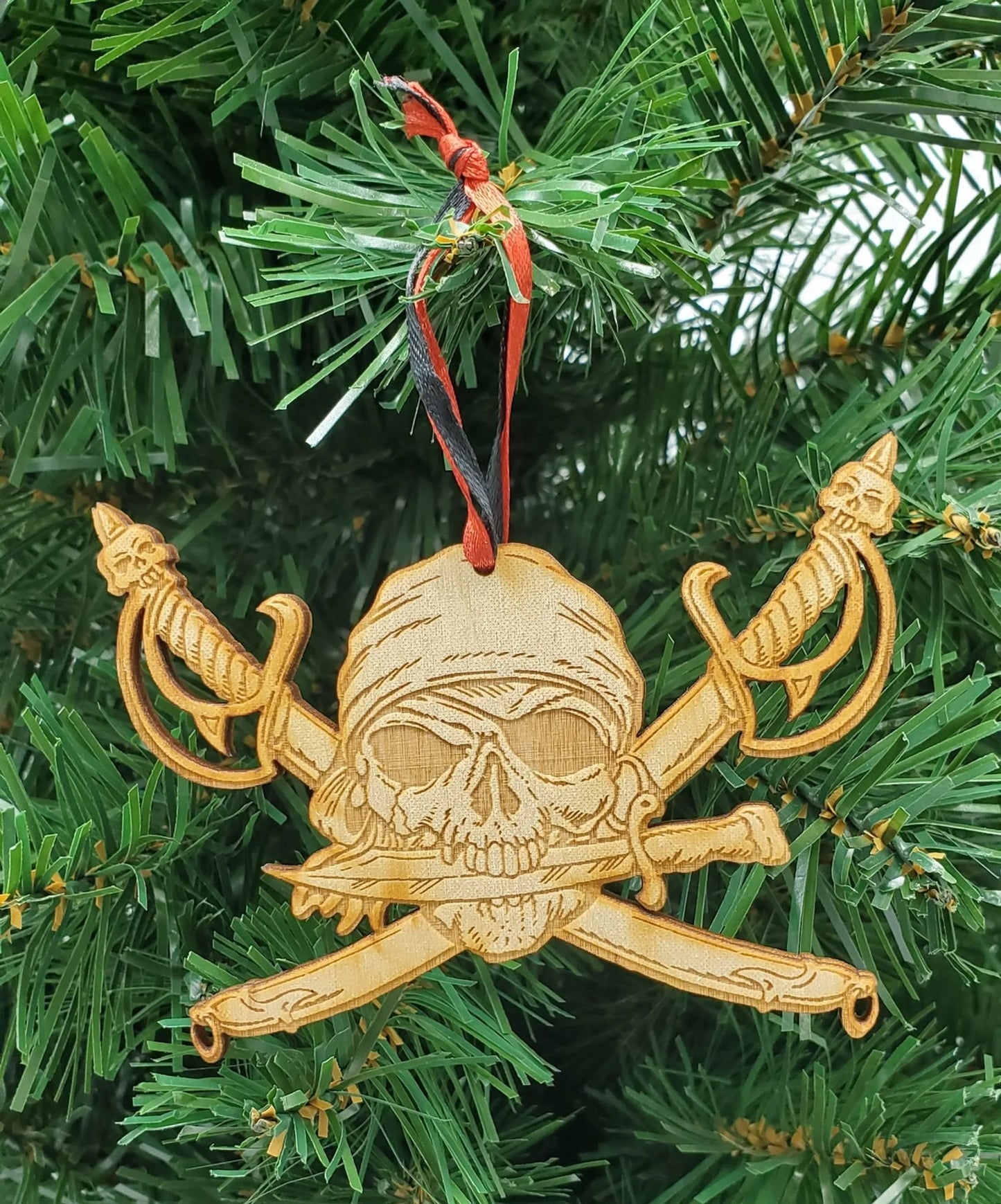 Pirate Unfinished Tree Ornament