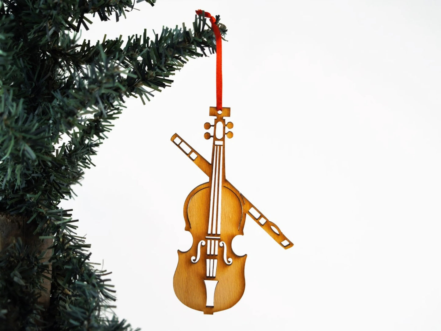 Music Unfinished Tree Ornament