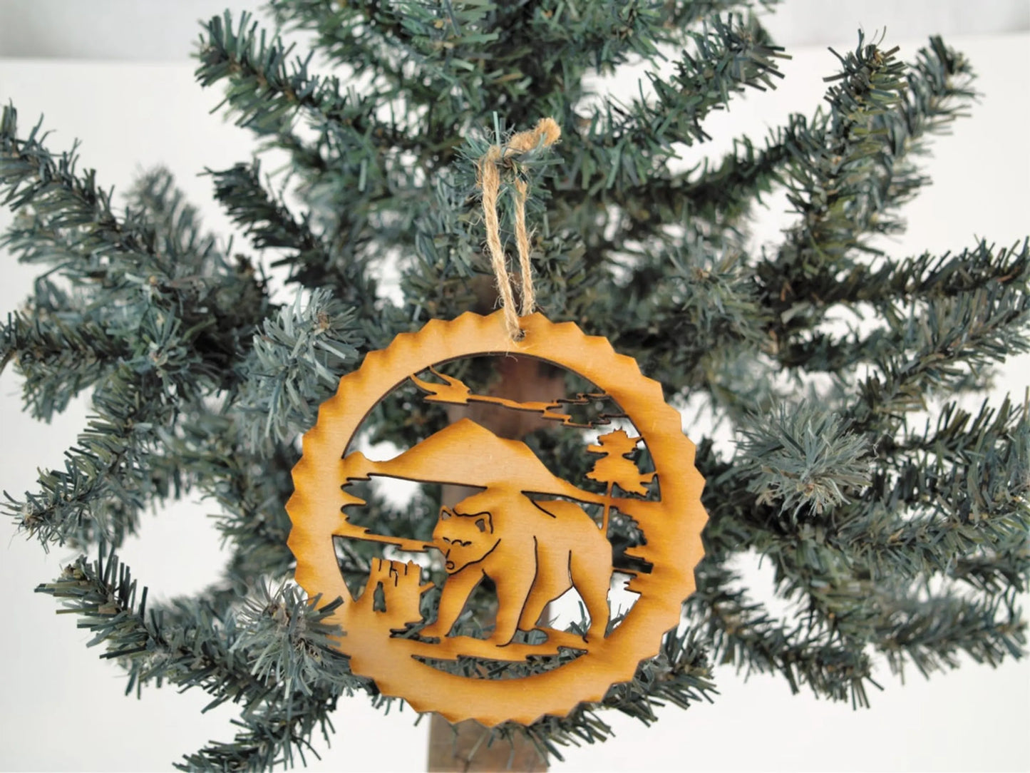 Animal Unfinished Tree Ornament