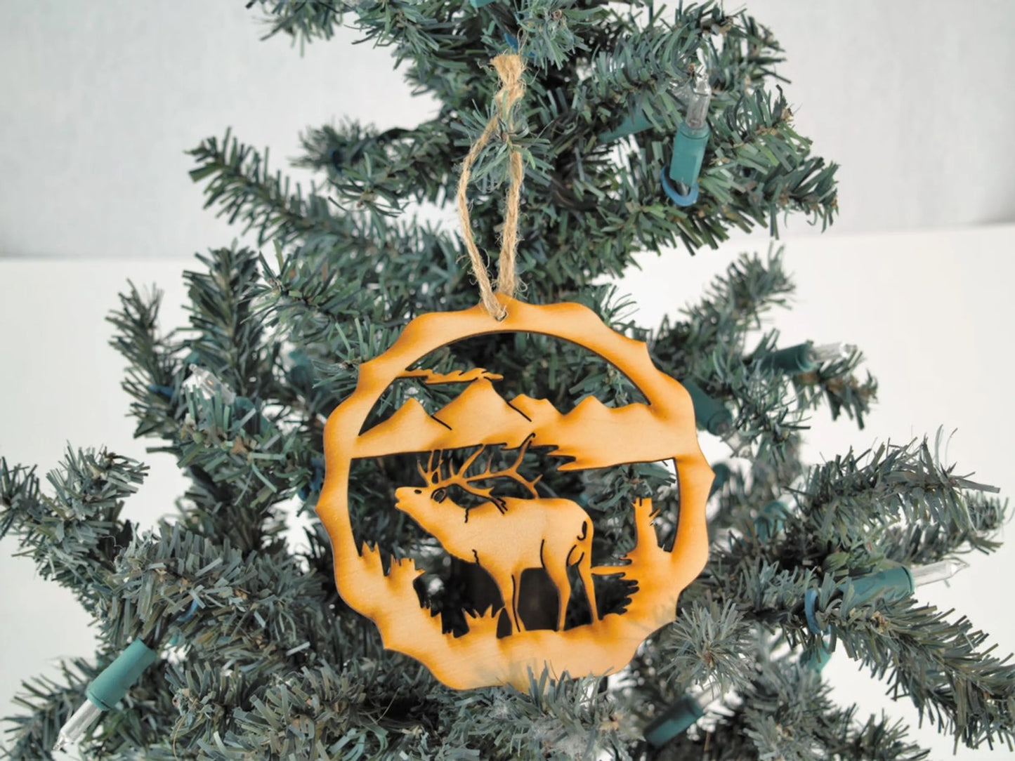 Animal Unfinished Tree Ornament