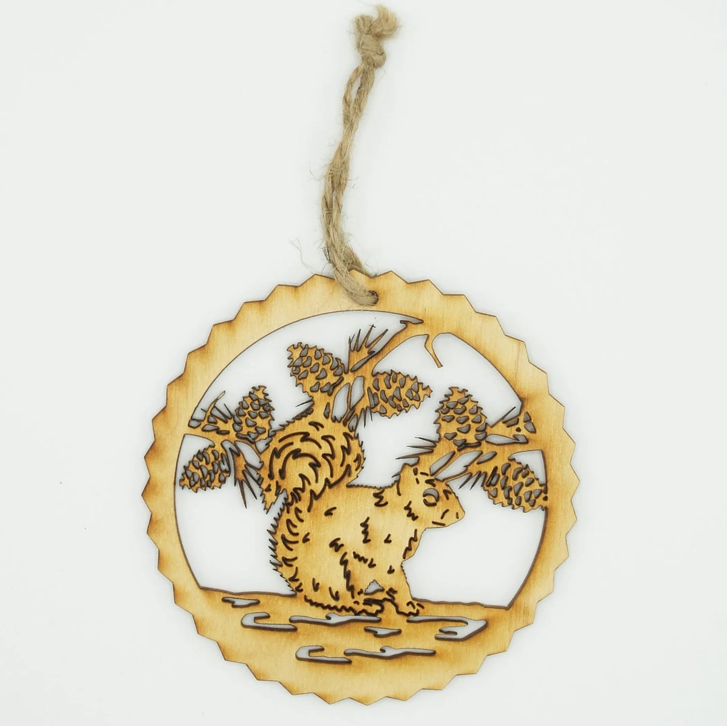 Animal Unfinished Tree Ornament