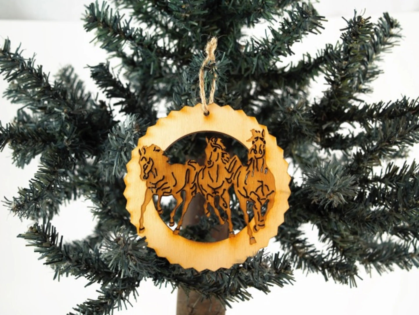 Animal Unfinished Tree Ornament