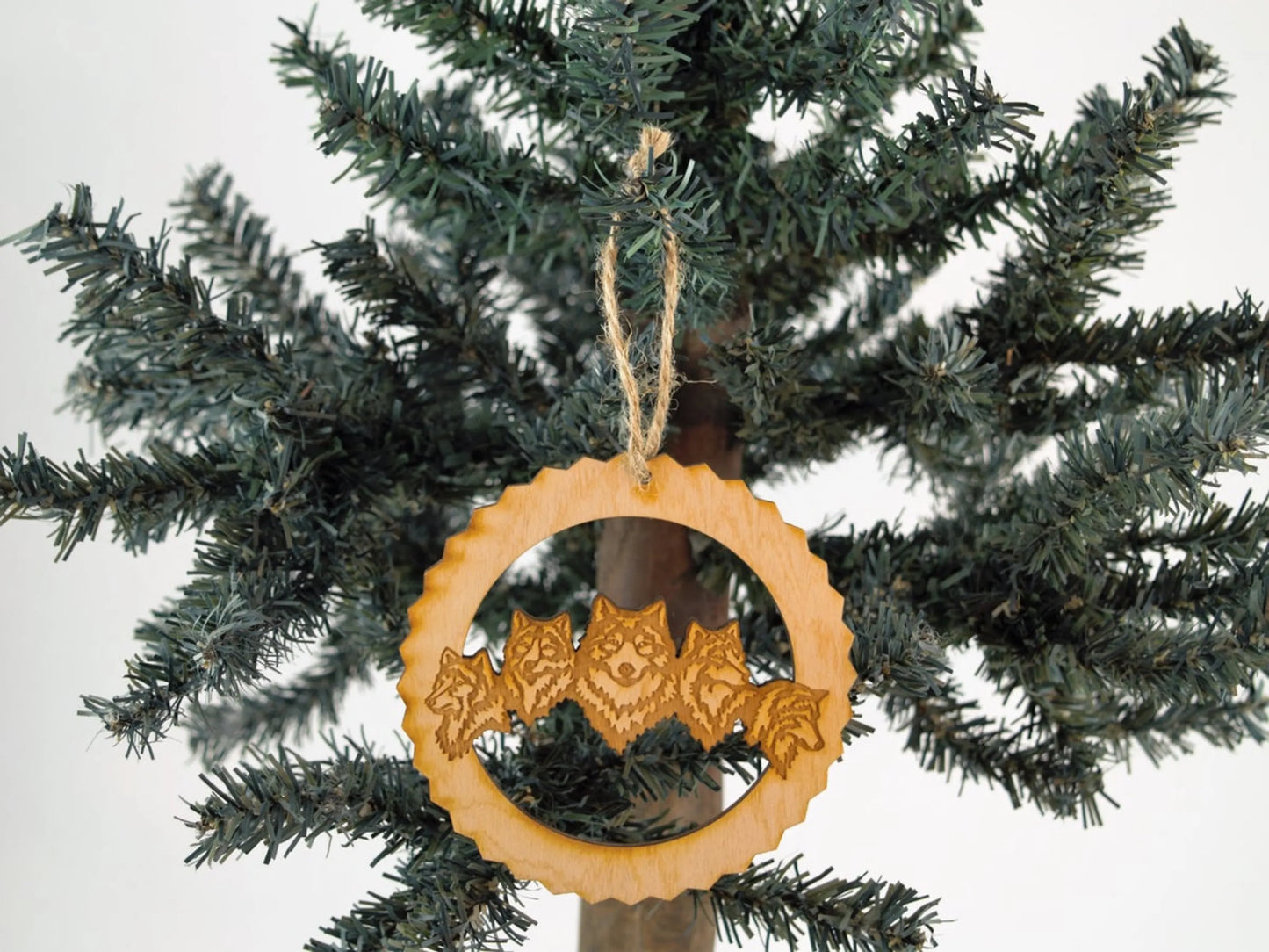 Animal Unfinished Tree Ornament