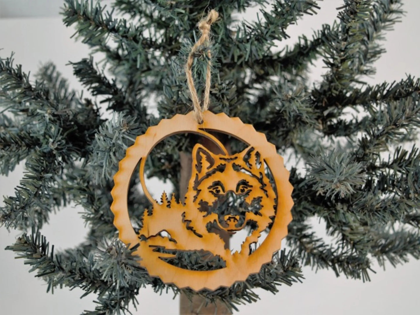 Animal Unfinished Tree Ornament