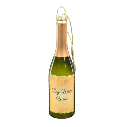 White Wine Bottle Ornament