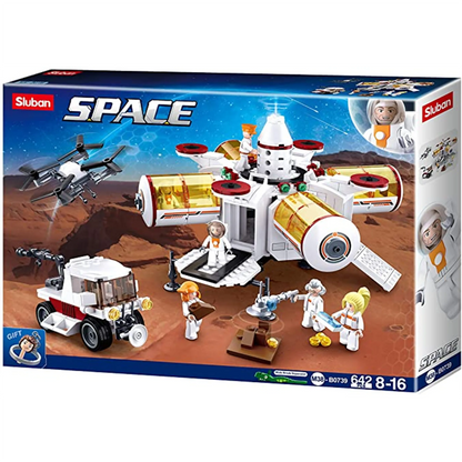 Space Colony Base Building Brick Kit (642 Pcs)