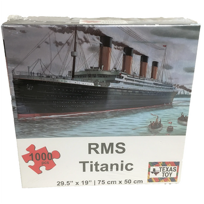 RMS Titanic Ship Cardboard Puzzle 1000-pc 2mm