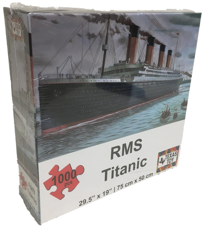 RMS Titanic Ship Cardboard Puzzle 1000-pc 2mm