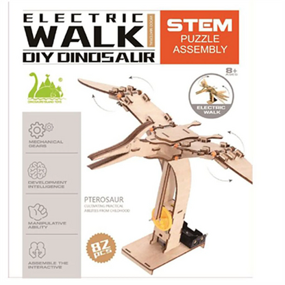 Pterosaur DIY Electric Puzzle Assembly STEM Kit  82 pcs