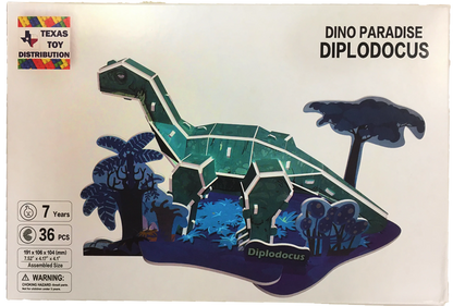 Dinosaur 3D Puzzles EPS Foam Puzzle Sets, Six Types