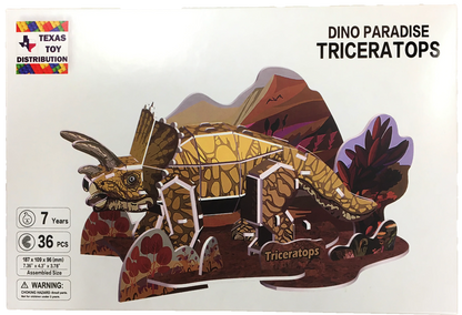 Dinosaur 3D Puzzles EPS Foam Puzzle Sets, Six Types