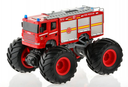 1:18 Big Wheel Racing Fire truck with Lights & Sounds