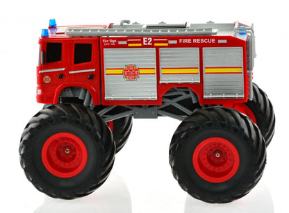 1:18 Big Wheel Racing Fire truck with Lights & Sounds