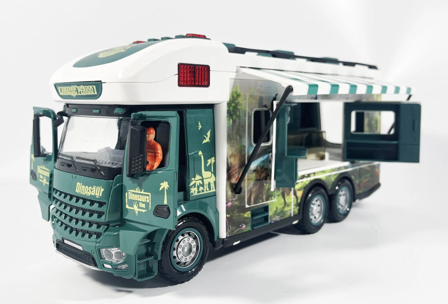 2.4G Jurassic Rv With Lights, Sound And Dinosaurs