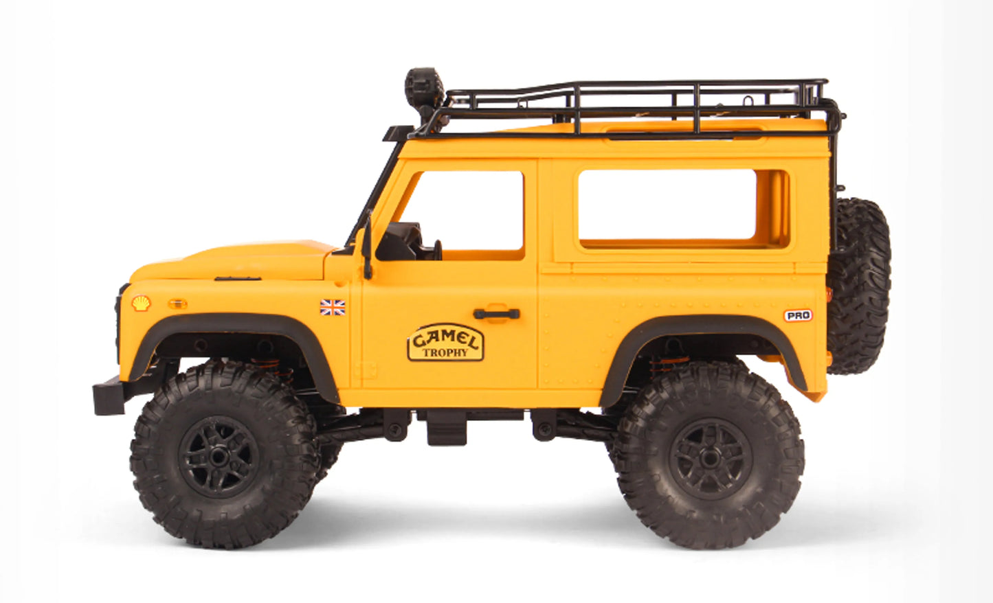 1:10 Scale Land Rover "Camel Trophy" Suv With Lights, 2.4 Ghz And Rechargeable Batteires