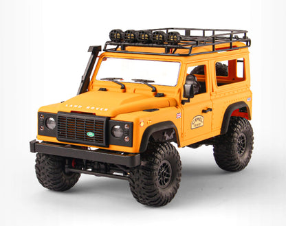 1:10 Scale Land Rover "Camel Trophy" Suv With Lights, 2.4 Ghz And Rechargeable Batteires