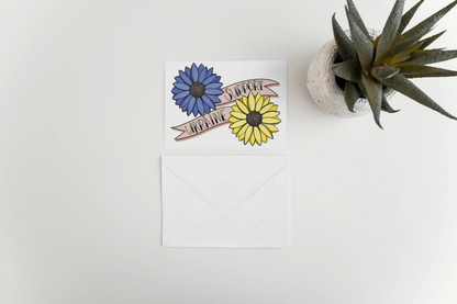 Support Ukraine - Greeting Card