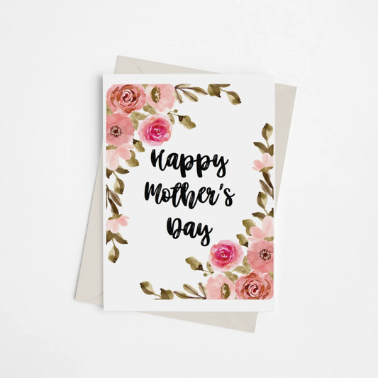 Happy Mother's Day Floral/Traditional - Greeting Card