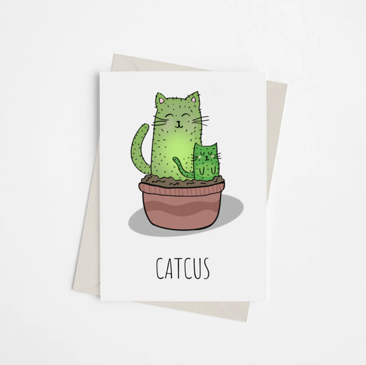 Catcus - Greeting Card