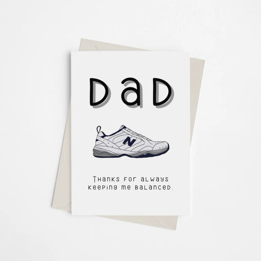 New Balance Father's Day Card - Greeting Card