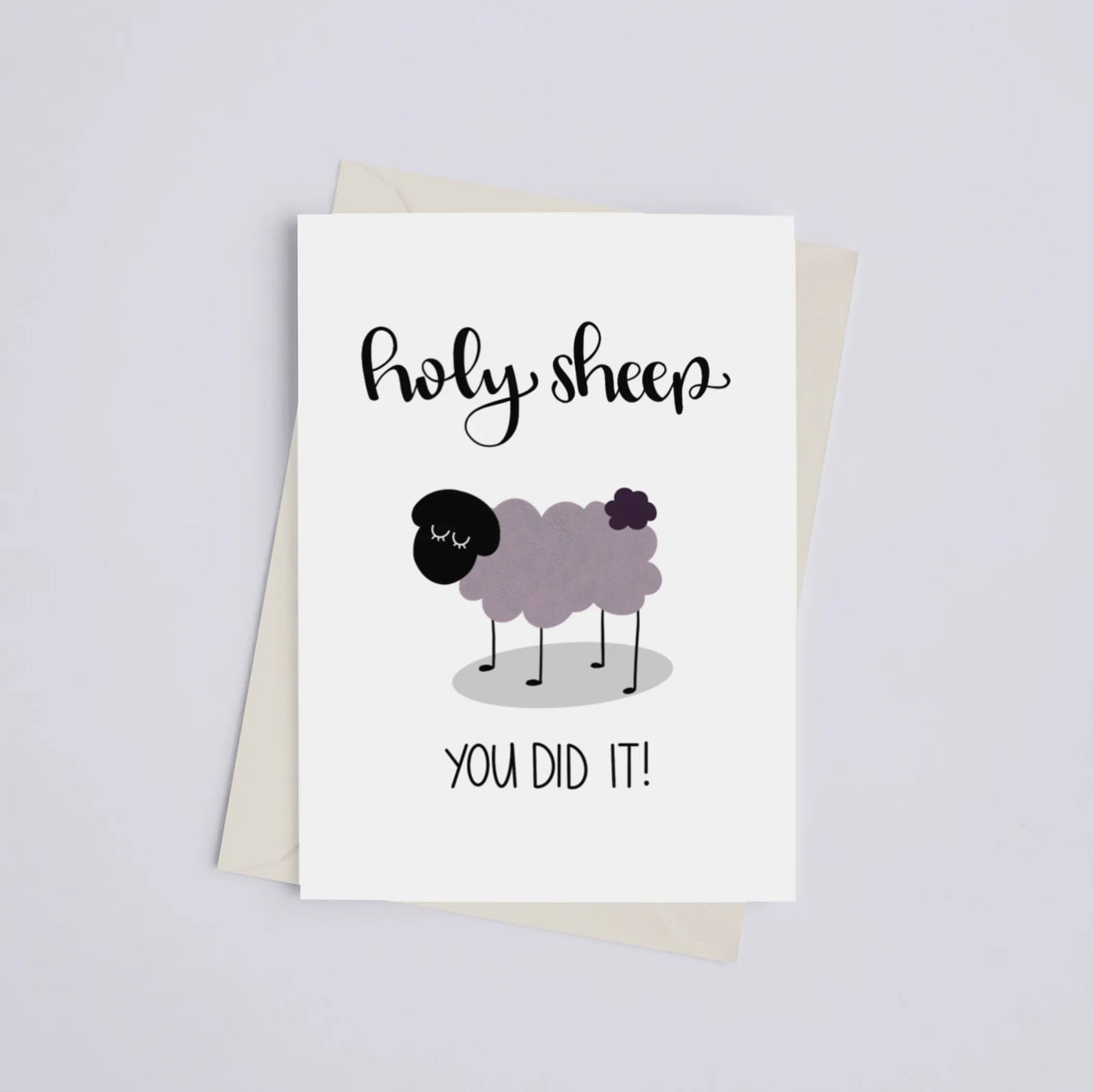 Holy Sheep, You Did It! - Greeting Card