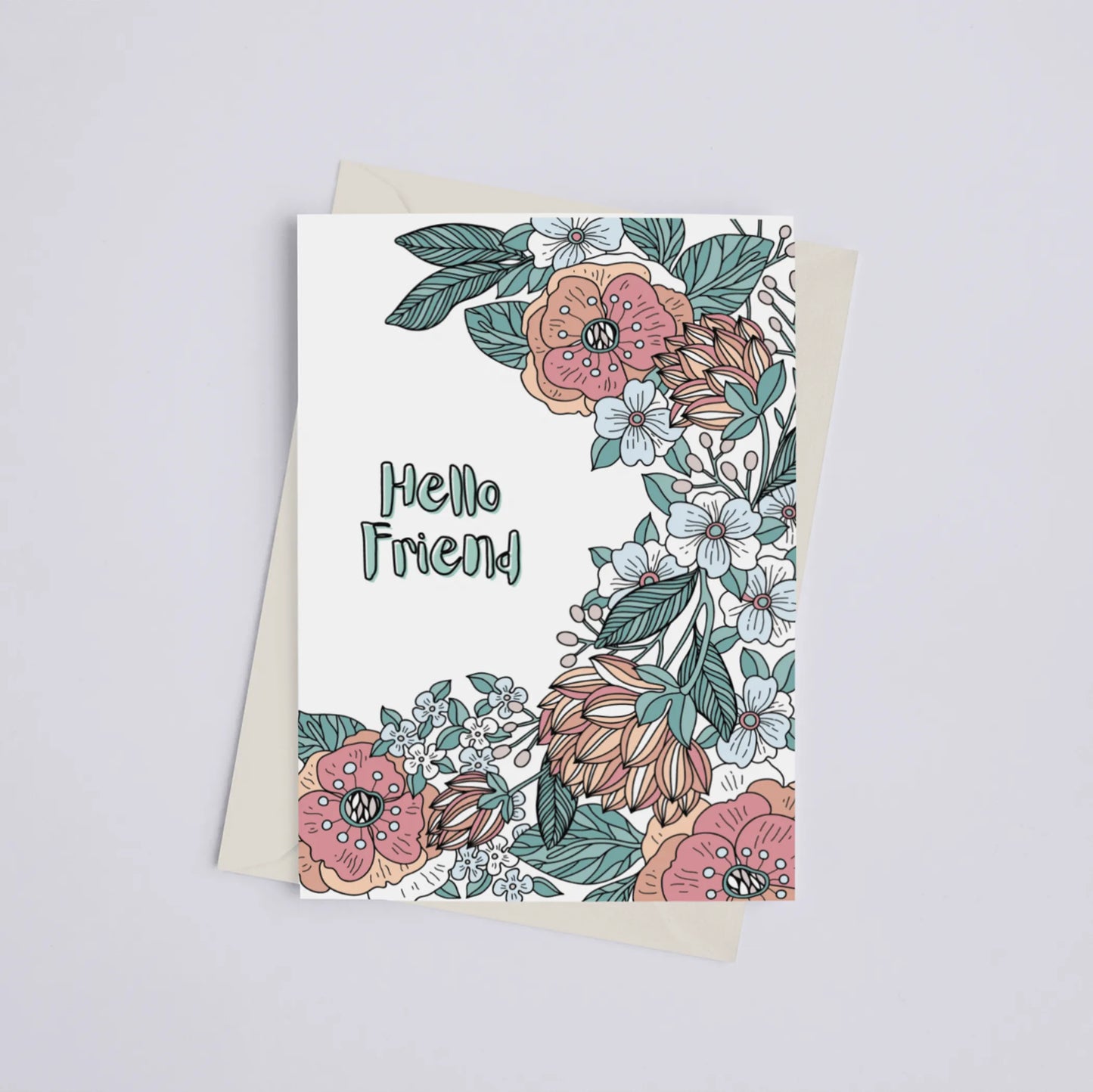 Hello Friend - Greeting Card