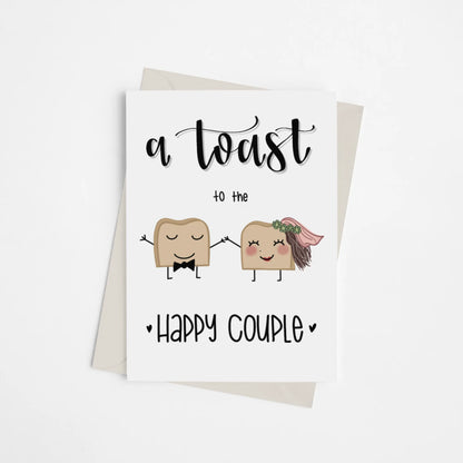 A Toast to the Happy Couple - Greeting Card