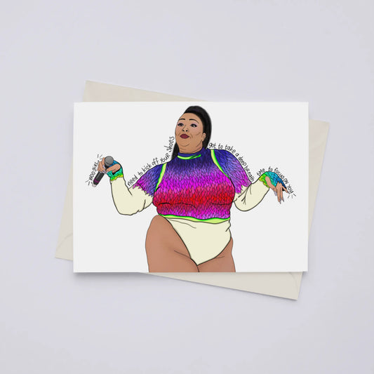 Lizzo Lyrics (Good As Hell) - Greeting Card