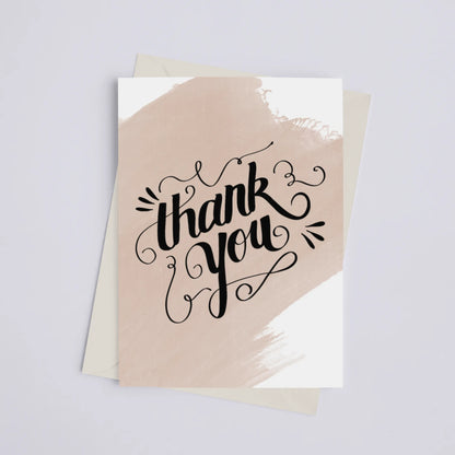 Thank You Watercolor - Greeting Card