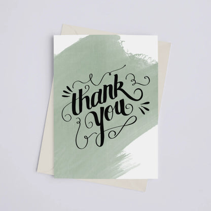 Thank You Watercolor - Greeting Card