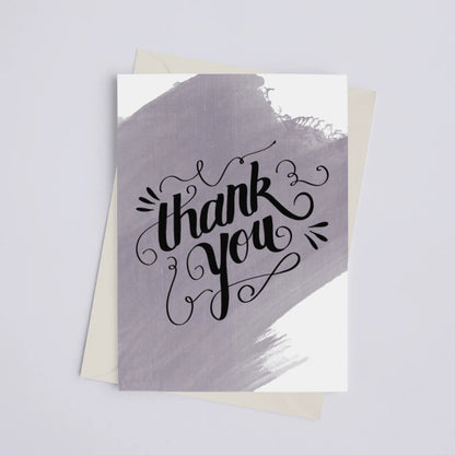 Thank You Watercolor - Greeting Card