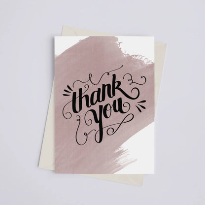 Thank You Watercolor - Greeting Card