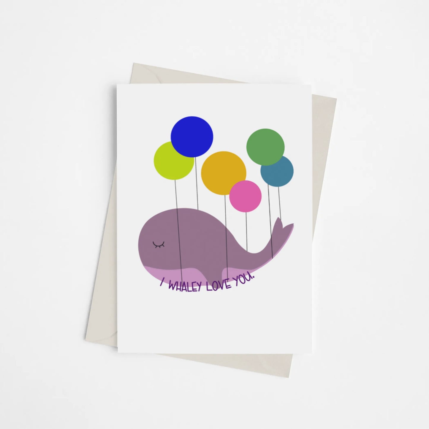 I Whaley Love You - Greeting Card