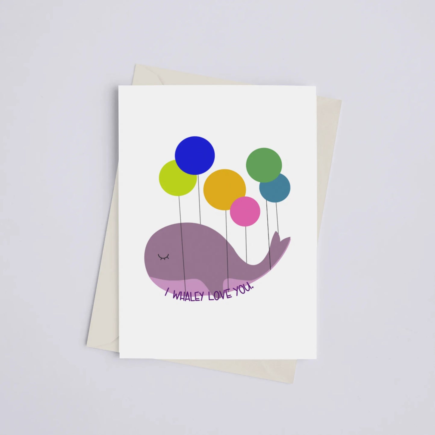 I Whaley Love You - Greeting Card