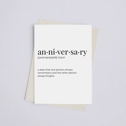 Anniversary - Greeting Card