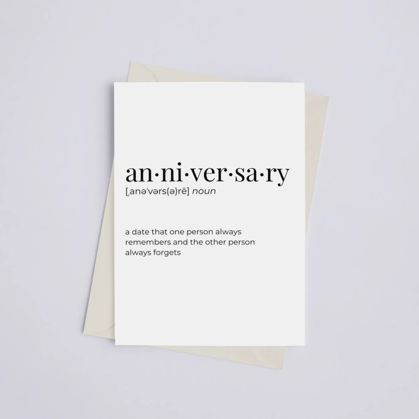 Anniversary - Greeting Card