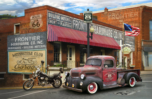 Hardware Store Cars - 3D Postcard